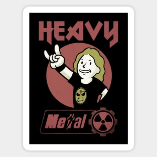 Heavy Metal Fan (Nuclear style) Magnet